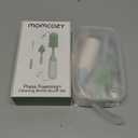 Momcozy Bottle Brush Kit, Innovative Push-Press Design for Better Cleaning - Baby Bottle Cleaner Brush for Baby Bottle, Breast Pumps, Nipples, and More - Can Generate Foam for Better Cleaning, Green (Press Bubble Style)