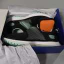 Women's Indoor and Outdoor Cycling Shoes - Comfortable and Breathable - Compatible With SPD Cleats (7, Black-green)