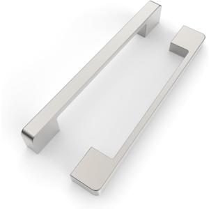 FILTA Brushed Nickel 6.3 Inch(160mm) Kitchen Cabinet Handles,10 Pack Satin Nickel Cabinet Pulls Cabinet Hardware for Cabinets Cupboard Drawer
