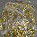 Dingion 59 Feet Christmas Tinsel Garland Metallic Twist Ornaments Hanging Glitter Xmas Garland for Christmas Tree Indoor Outdoor Decoration Party Supplies (Silver, Gold)