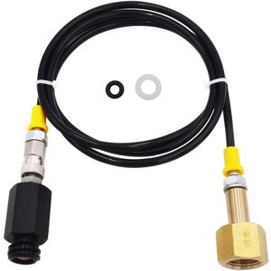 Soda Machine Adapter Hose Connect Your Soda Maker to Large Co2 Tank Directly,Compatible with Jet and Aua Fizz Soda Machines, Not Recommended for Electronic 1 Touch/Terra/Duo/Art Series