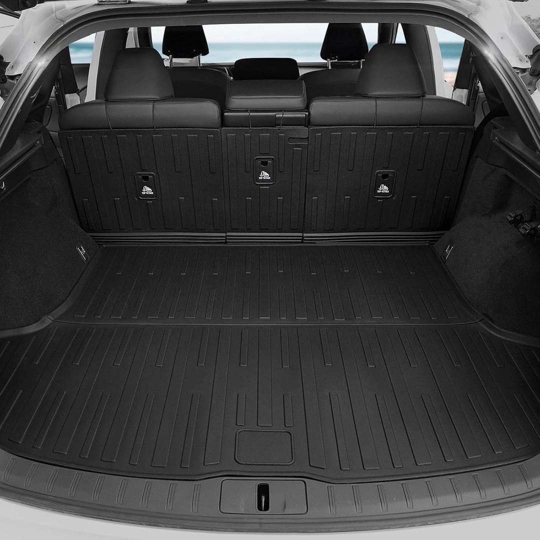Cargo Mat for 2023-2025 2026 Lexus RX350/RX350H/RX500h(Not for RX450h & PHEV) Accessories,Full Coverage All Weather TPE Cargo Mat with Backrest Mat Trunk Mat Cargo Liner for Lexus RX350 Accessories