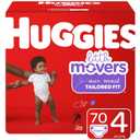 Diapers Size 4 - Huggies Little Movers Disposable Baby Diapers, 70ct, Giga Pack