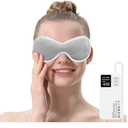 Aroma Season Vibrating Heated Eye Mask for Dry Eyes, 3000mAh Cordless Warm Eye Compress for Stye, Blepharitis, Rechargeable Electric Eye Heating Pad for MGD, Included Hygienic Eyelid Sheets