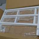 Fixed Window Safety Guard 14x 38 *2 Pack Adjustable Width Prevents Accidental Falls, Non-Egress, Tamper Resistant Screws Included, White