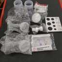 Nenesupply Pump Parts Compatible with Spectra S2 S1 9 Plus Breast Pump to Replace Spectra Pump Parts S2 Accessories Flange 17mm Duckbill Valve Tubing Bottles Backflow Protector (Flange 17mm + Bottles)