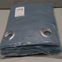 NICETOWN Modern Blackout Curtains Noise Reducing, Thermal Insulated and Privacy Room Darkening Drape Panels for Boy's Guest Room Door Window (Greyish Blue, 2 Panels, W55 x L78 -Inch)