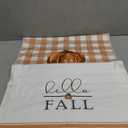 Siilues Fall Kitchen Towels Set of 2,18x26 Inch Pumpkin Hand Towels Hello Fall Decorations for Home Seasonal Autumn Thanksgiving Home Kitchen Decor Dishcloth (Multi Colored)