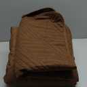 Exclusivo Mezcla Reversible Full Queen Quilt Bedding Set with Pillow Shams, Lightweight Quilts Queen Size, Soft Bedspreads Bed Coverlets for All Seasons - (Chocolate Brown, 90"x96")