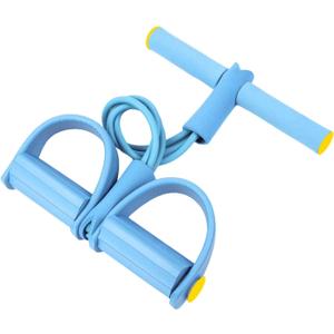 6/4-Tube Pedal Puller Tensioner,21 Fitness Multifunction Tension Rope - Adjustable Pedal Band with Handle,Elastic Yoga Foot Pedal Band for Women,for Full-Body Workout & AB Training