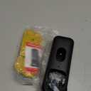 No-Drill Adhesive Doorbell Mount Compatible with Blink Doorbell (2nd Gen), Door Mounting Holder Bracket Accessories, Not Block Motion Sensor Anti-Theft Camera Mount for Home, Apartment, Office, School (Black)