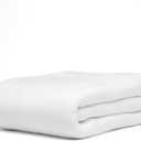 100% Cotton Herringbone Weave Blankets, 90"X90" Queen, Throw Blanket for Bed, All Season Cotton Blanket, Cozy Blanket,Throws & Bed Blanket, Throw Blanket for Couch, Modern Home Decor - White