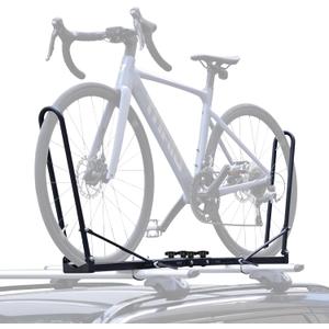 Upright Roof Bike Rack Mount, 2 Arms, Rooftop Bike Carrier for SUV CAR