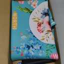 mahjong mat for table with Drawstring Bag/31.5Inch/american mahjong table cloth with rules mats,Noise Reduction Anti-Slip game mat for table,for Mahjong/Poker/Board Games/Card Games/Dominoes (blue)