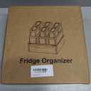 10 Pack Refrigerator Pantry Organizer Bins, Stackable Fridge Organizer Bins with Lids, Clear Plastic Food Storage Bins for Kitchen, Countertops, Cabinets, Fridge, Drinks, Fruits, Vegetable, Cereals