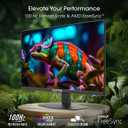 Sceptre 27-inch Prime Gaming Monitor 100Hz 1ms DisplayPort HDMI x2 100% sRGB AMD FreeSync Build-in Speakers, Eye Care Frameless Machine Black 2025 (E275W-FW100T Series)