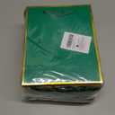 Addblu 28 Pack Bulk Luxury Gift Bags with Handles, Medium Size 9x7x3.15 Inches - Includes 28 Tissue Papers for Wedding, Birthday, Baby Shower, Easter, Mother's Day & Party Favors (Green with Gold Foil Trim)