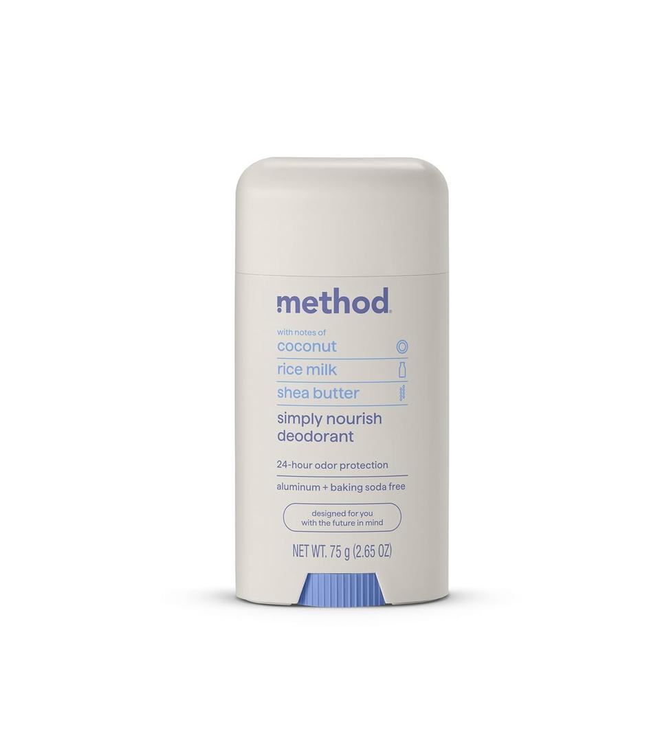 Method Deodorant, Simply Nourish, Coconut, Rice Milk + Shea Butter notes, 24 Hour Odor Protection, 2.65 oz Method Deodorant, Simply Nourish, Coconut, Rice Milk + Shea Butter notes, 24 Hour Odor Protection, 2.65 oz