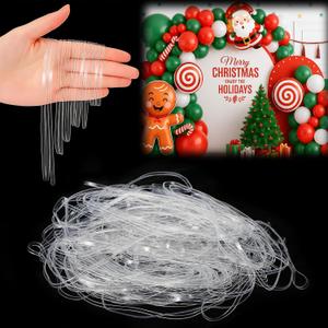 Eaasty 300 Pcs Clear Rubber Bands for Balloon Arch Elastic Tying Bands for Arch Frame Garland Wall Transparent Balloon Connectors Festival Holiday Crafts Decor(2.2", 3.3", 4.1", 4.9", 5.9", 6.7")
