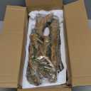 Orchid Valley Lizard, Snake or Reptile Hide. Large Hollow Log for Terrarium. Bearded Dragon or Gecko Tank Accessories. Natural Looking Basking Platform, Axolotl, Python Hideout (XL-Version 2)