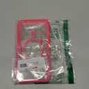 SUPFINE Magnetic for iPhone 14 Pro Max case, [Compatible with MagSafe][Clear Hard Back with Soft TPU Bumper][12FT Military Grade Drop Protection] Shockproof Phone Case, Clear Hot Pink