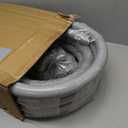 1-1/4(1.25) inch 25ft Liquid-Tight Conduit and Connector Kit,Flexible Non Metallic Liquid Tight Electrical Conduit Kit with 5 Straight and 3 90-Degree Connector Fittings,1in. Dia