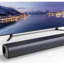 Sound Bar for Smart TV, Soundbar for TV with Bass Reflector and Easy Set up, Home Audio Surround Sound System for TV PC Projector, Wall Mountable