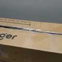 Huuger 5 Tier Bookshelf, L Shaped Corner Bookshelf with 10 Open Shelves, 49.4 Inch Straight Wide Bookcase with Metal Frame and Wooden Board, Adjustable Feet, Rustic Brown