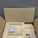 Pull Out Cabinet Organizer, 14''W21''D16''H Soft Close Slide Out Wood Drawer Shelves Storage for Kitchen, 2-Tier, Finished, Heavy-Duty, Bottom Assembly