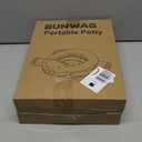 Bunwag 2 In 1 Portable Potty Seat, Travel Potty Seat for Toddlers with Safety Locks, Complete with Training Charts, Storage Bag and Liner Bags, 12 Months+(1 Pack)