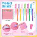 2 x Harloon 12 Sets Cat Sticky Notes, Cat Lover Xmas Gifts Include 12 Cute Sticky Notes(360 Sheets) 12 Pens 12 Organza Bags, 3x3 Inch, Adhesive Memo Pads Xmas Stocking Stuffer for Coworker Office Supplies