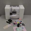 Electric Handheld Sewing Machine for Home Use - Manual Sewing with Edge Locking Function, Ideal for Clothes and Accessories (White)