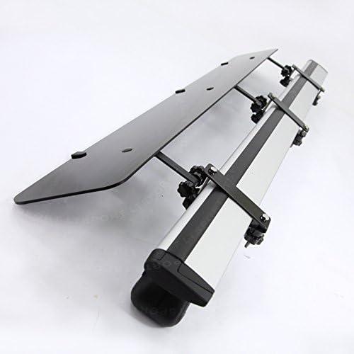 Roof Top Rack Noise Reducer Wind Fairing with Cross Bars Mount Rooftop Carrier Air Deflector 43" Universal Aerodynamic Windshield Fairing Completed Kit