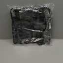 Relavel Clear Makeup Bag Professional Makeup Artist Kit Set Travel Cosmetic Organizer Case Transparent Stadium Approved Tote Bag Toiletry Lunch Duffle Work Shoulder Bag with Adjustable Dividers, Black