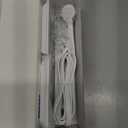 Terficer Outlet Cover Extension Cord 6 Feet, Ultra-Thin Outlet Concealer with Flat Plug Power Strip 5 AC Outlets, Childproof Flat Extension Cord Outlet Cover, 1875W for Kitchen, Home, Office