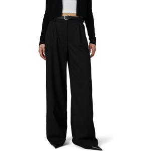 JOE'S JEANS Women's The Dani Wide Leg Trousers (Black), Size 8