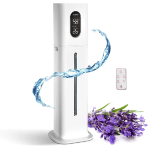 Humidifier for Large Room, 2.1 Gallon/8 Liter Humidifiers for Home, Bedroom Humidifiers with Essential Oil Diffuser, Cool Mist Humidifiers for