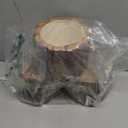 3 Pcs Wooden Vase for Centerpieces Woodland Table Decor Wooden Flower Vase Rustic Bark Stump Buckets Vintage Wood Planter Pots for Garden Party Wedding Window Home Farmhouse (Large)