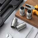4 Pcs 304 Stainless Steel Pipe Fittings 3/4" NPT x 3/4" NPT Male Threaded 2" Length Nipple Cast Pipe Fittings for Oil Air Fuel
