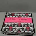 Betsey Johnson Skulls Microfiber Pink 4 Piece Sheet Set-King