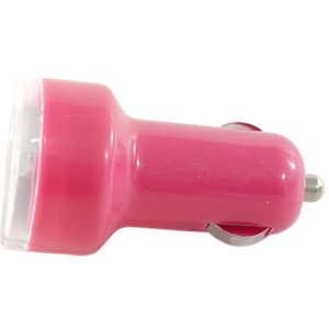 USB Car Charger Pink ZPC-USB1-SHP