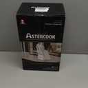 Astercook Knife Set for Kitchen 15 Piece with Block and Sharpener Kitchen Knives with Ceramic Coating Sharp Blade Dishwasher Safe Deba Knives with Anti-slip Ergonomic Handle, Elegant White