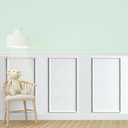 Colingmill 3 Set Accent Wall Molding Kit Peel and Stick Wainscoting Panels Board and Batten Wall Panel Kit White Pre Cut Chair Rail Moulding for Walls Picture Frame