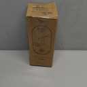 EMPO Vintage Elegant Glass Soap Dispenser, Liquid Soap/Sanitizer/Shampoo Bottle with Pump, Rustic Farmhouse Decor Hand Soap Dispenser Bathroom Accessories (Brown) (Standard)