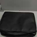 Fireproof Document Box with 5200 Heat Insulated, Document Organizer with Lock and Aluminum Foil Fire-Retardant Lining, Portable Home Travel Safe Storage with Multi-Layer for Important Documents (15"x11"x4.1")