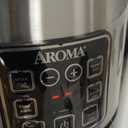 AROMA Digital Rice Cooker, 4-Cup (Uncooked) / 8-Cup (Cooked), Steamer, Grain Cooker, Multicooker, 2 Qt, Stainless Steel Exterior, ARC-914SBD