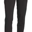 Cherokee Infinity Women Scrubs Pant for Nurse Mid Rise Jogger CK080A (Medium Petite, Black)