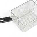 Stainless Steel Fry Basket, Fryer Basket with Detachable Handle for Frying French Fries, Chicken Nuggets, Wings & More - Ideal for Home, Parties, Pot Use