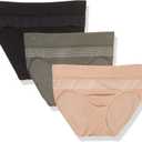 Warner's Women's Blissful Benefits Seamless Hipster Panty 3 Pack (Medium)