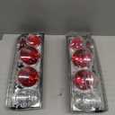 Boine Tail Light Compatible With 20032023 Chevy Express GMC Savana Van 1500 2500 3500 Driver and Passenger Side Rear Light Brake Lamps (White)